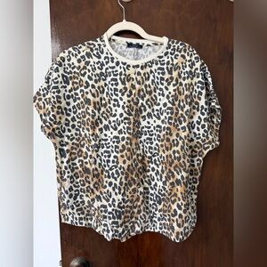 Parfois leopard print t-shirt, size XS-S